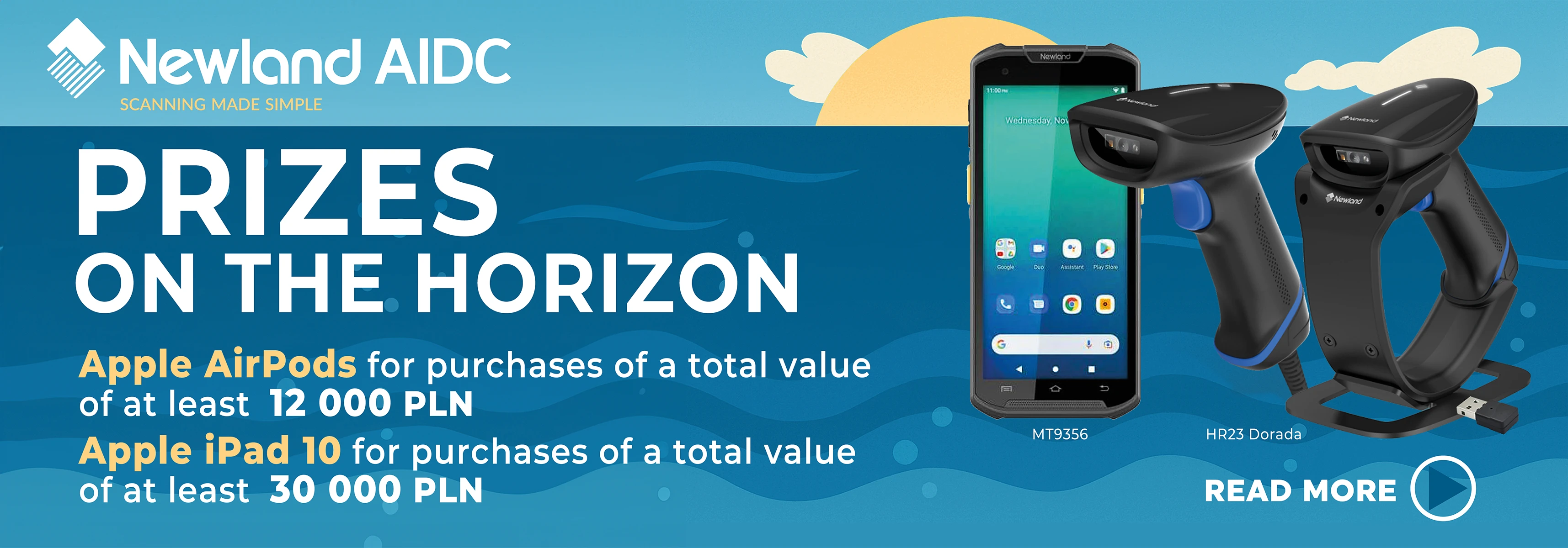 Newland AIDC Prizes on the Horizon