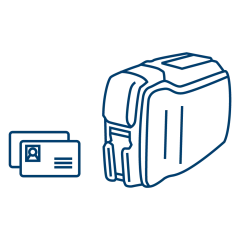Plastic card printers