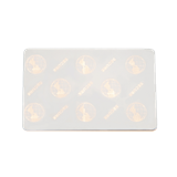 Zebra white composite cards, 30 mil, World Globe (500 cards)