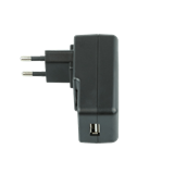 POWER SUPPLY-100-240 VAC, 5 V, 2.5 A WITH EUROPE PLUG.