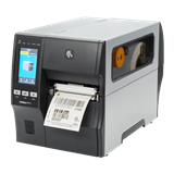 TT Printer ZT411; 4", 203 dpi, UK/AU/JP/EU Cords, Serial, USB, 10/100 Ethernet, Bluetooth 4.1/MFi, USB Host, On-metal, RFID UHF Encoder: Rest of World (ROW), EZPL,