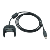 Zebra MC3300 / MC3300x / MC3300ax; MC3400 / MC3450 USB and charging cable offers fast charging when used with an MC33x/MC34x battery and wall adapter. Additionally, it enables USB communication with the device when connected to a PC