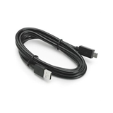 A USB-A to USB-C cable that attaches to USB-C port on bottom of the device. The cable has a length of approximately 1.5 meters or 5 feet. It includes an additional ferrite bead