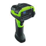 DS3608: RUGGED, AREA IMAGER, EXTENDED RANGE, CORDED, INDUSTRIAL GREEN, VIBRATION MOTOR