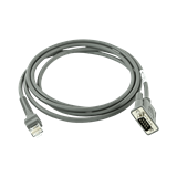 CABLE - RS232: 7FT. (2M)ST, NIXDORF BEETLE- 5V DIRECT POWER, W/TTL CURRENT LIMIT PROTECTION