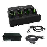 3600 BATTERY CHARGER KIT: INCLUDES 4 SLOT CHARGER (SAC3600-4001CR), POWER SUPPLY (PWR-BGA12V50W0WW), DC LINE CORD (CBL-DC-451A1-01) & AC LINE CORD (23844-00-00R)