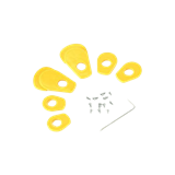 Kit, Media Core Adaptors for 1.5", 2" & 3" Diameter Media Cores, (set of 2 each), ZD411D, ZD411T, ZD611D, ZD611T, ZD611T-R, ZD421D, ZD421T