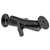 RAM Double Ball Mount with Two Round Plates