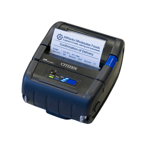 Mobile printer Citizen CMP-30L/203dpi/direct thermal/grey/USB/RS232/WiFi