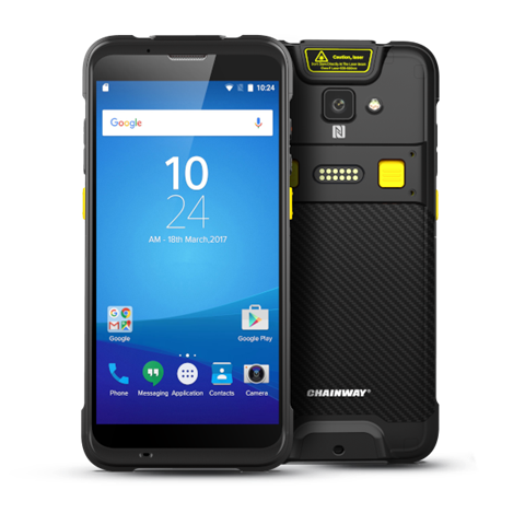 Mobile computer Chainway C66, Android 13 GMS, 2D Imager SE4710, 5.5", 4GB RAM, 64GB FLASH, LTE 4G, WIFI, BT, GPS, NFC, Camera 13MP, 4300mAh, cable USB, power supply