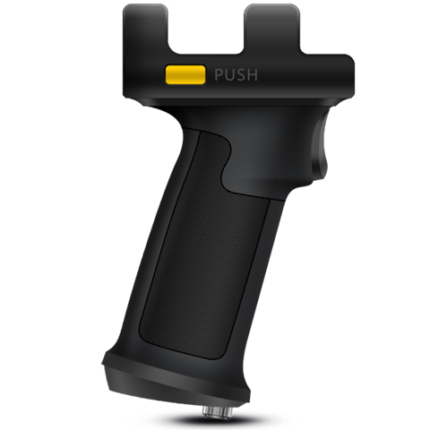 Snap-on pistol grip for Chainway C61, optional 5200mAh battery extension (BTY-C61-PB) - new model after production year 2412 in SN