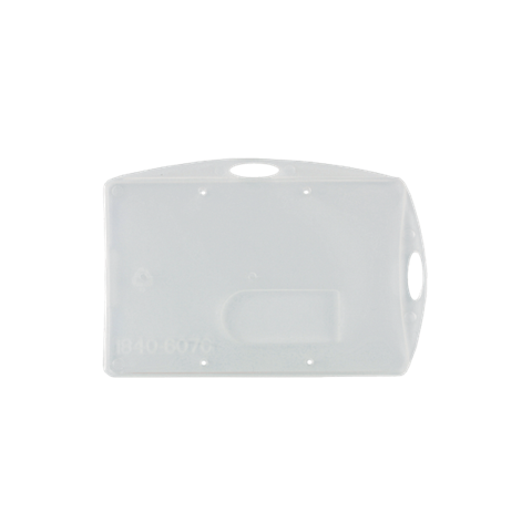 Card holder for ver/hor loading of up to two cards at once