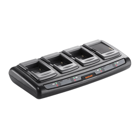 QUAD Charger for 4 batteries, including power supply, no power cord