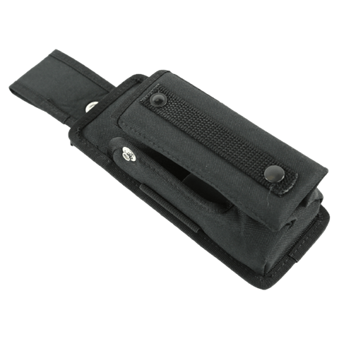 Fabric holster for MC3300 / MC3300x / MC3300ax; MC3400 / MC3450 devices with gun configurations. Sold separately: shoulder strap (58-40000-007R) and Belt (11-08062-02R)