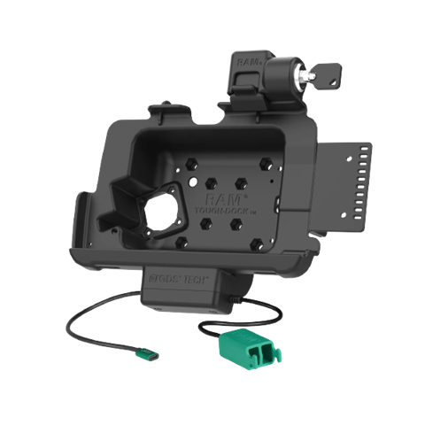 Locking GDS® Power + Dual USB Dock for Zebra ET4x 8" with IntelliSkin® / for tablet in RAM Mounts protective case