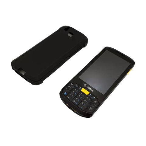 Protective case / Zebra TC20K / keyboard / TPU rubber / matte black