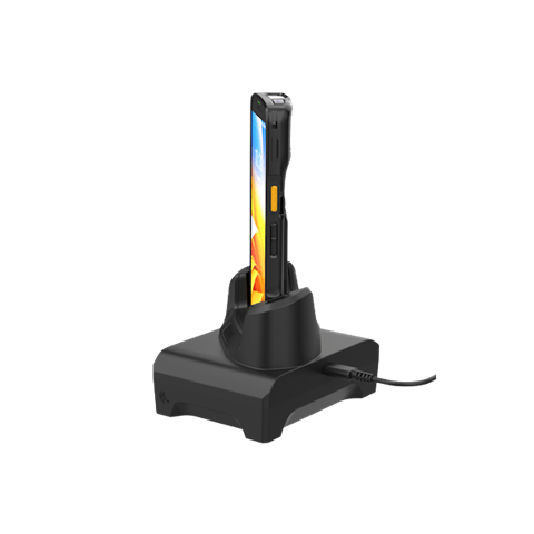 Single Slot Charge for Zebra TC22/TC27 data terminal / requires purchase of PWR-WUA5V12W0US power supply and CBL-TC5X-USBC2A-01 cable