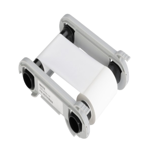 White ribbon for EVOLIS printers | 1000 cards