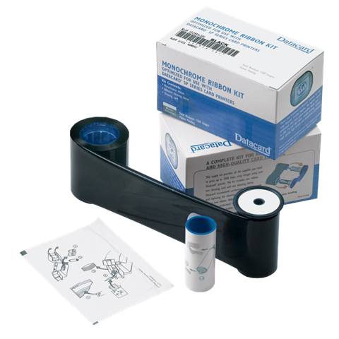 Black monochrome ribbon for 1500 images, ISEGA certified