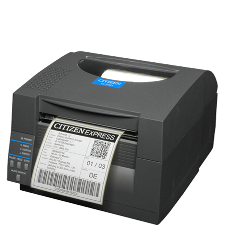 Label printer Citizen CL-S521/203dpi/direct thermal/USB/RS232/grey/ZPL