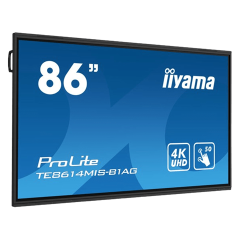 Touch screen IIYAMA 86'' PROLITE TE8614MIS-B1AG (black, PureTouch-IR⁺)