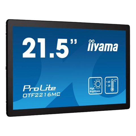 Touch screen IIYAMA 21,5'' PROLITE OTF2216MC-B1 (black, projective capacitive)