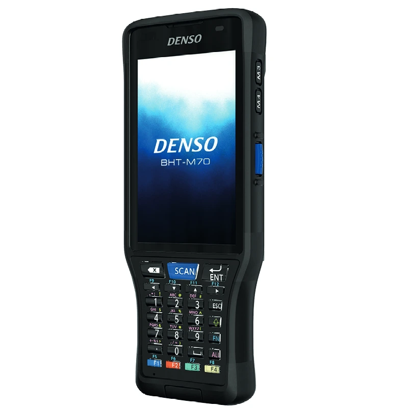 Hand-held terminal Denso BHTM70 / 4" / WiFi / 4G LTE / BT / 4BG RAM / 64GB Flash / 13 Mpx / 27 keys (including power button), cross cursor key and 3 function keys / standard battery / hand strap