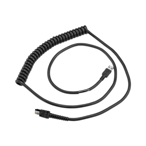 CABLE - SHIELDED USB: SERIES A, 9', COILED, BC1.2 (HIGH CURRENT), -30C