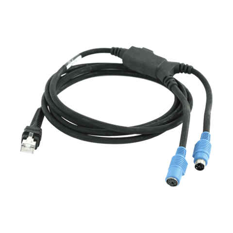 CABLE, AUTO-HOST DETECT - KEYBOARD WEDGE: 7FT. (2M) STRAIGHT, PS/2 POWER PORT (SUPPORTS 12V POWER SUPPLY)