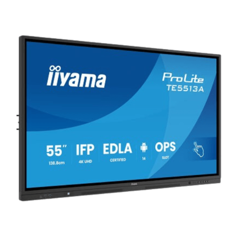 Interactive display IIYAMA 55'' PROLITE TE5513A-B1AG (black, PureTouch-IR)
