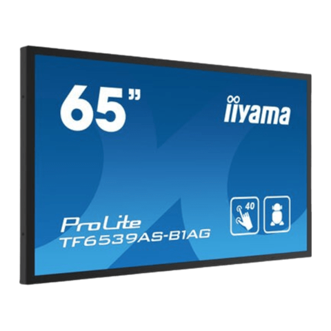 Touch screen IIYAMA 65'' PROLITE TF6539AS-B1AG (black, projective capacitive)