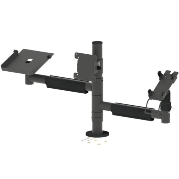IMAGO TREE Stand ( 2 arms 350mm + VESA 75x75/100x100 + fiscal printer holder 160mm+ universal holder pin pad)