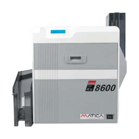 Duplex card printer Matica XID8600 / 600dpi / USB / Ethernet / encoder for proximity and contact cards