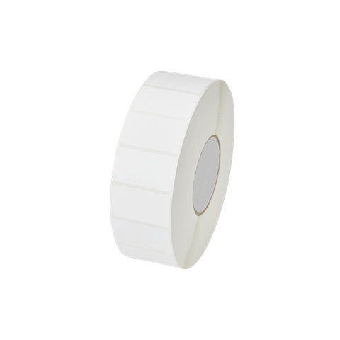 Foil synthetic 50x30/1000 g.40 polypropylene,1 row, an external coil, acrilic adhesive, white gloss