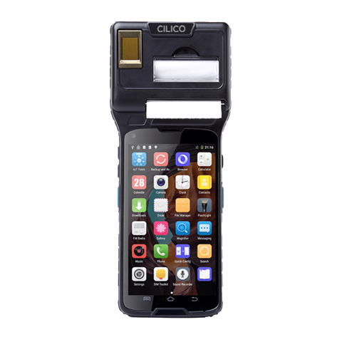 Cilico CM550X Android 11 OS without GMS / 5'' screen / thermal printer / 2D Imager (SE4xxx series) / Octa-core 2.0GHz / 3GB RAM / 32GB ROM / 5MP+13MP cameras / NFC