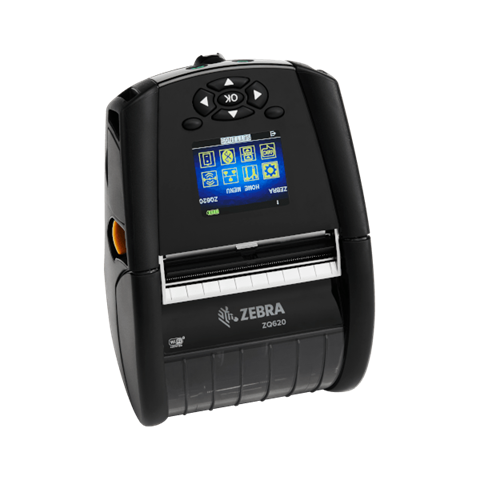 DT Printer ZQ620 Plus 3"/72mm; English fonts,Dual 802.11AC / BT4.x, Linered platen, 0.75" core, Group E, Shoulder strap, Belt clip