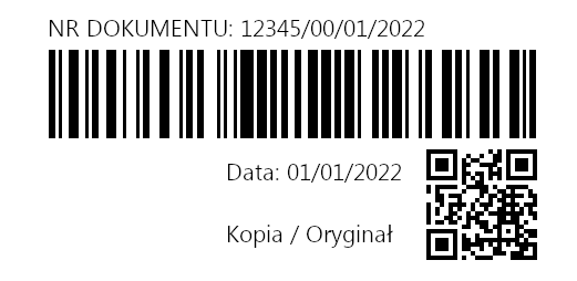 codes on documents