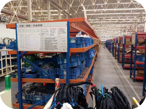 Auto parts warehouse