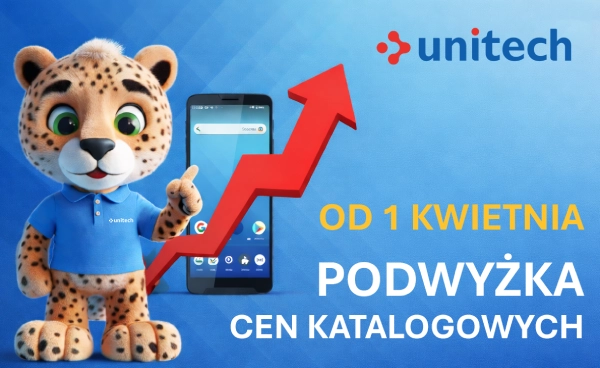 Wzrost cen katalogowych Unitech od 1 kwietnia 2026