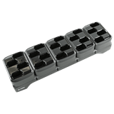 Ładowarka do MC3300 na 20 akumulatorów. Wymagany zakup zasilacza PWR-BGA12V108W0WW i kabel CBL-DC-381A1-01.