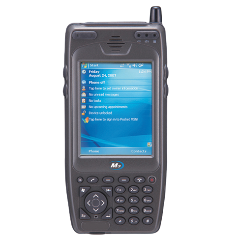 Terminal danych Sky MC7500S/128 MB RAM/256MB ROM/BT/WiFi/bez skanera/Windows Mobile 6.1/akumulator/kabel komunikacyjny/dok USB/zasilacz/kabel zasilający/rysik