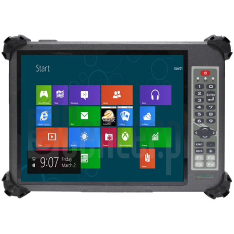 #Ślady użytkowania, podniszczone pudełko# Tablet PC Arbor Gladius G1052C, WE8.1 Ind. Pro, Celeron N2930 @ 1.83 GHz, 2500 mAh, Czytnik 2D IMAGER, 2GB RAM, 32GB SSD, BT, WLAN IEEE 802.11 b/g/n/, zasilacz, kabel zasilający, pasek na ramię