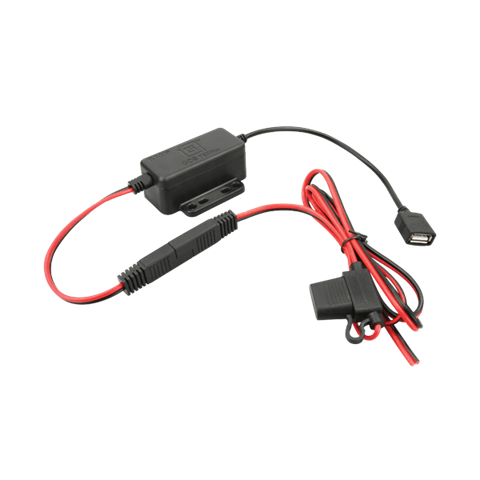 RamMount Modułowa ładowarka przewodowa GDS® 30-64 V z żeńskim złączem USB typu A do wózków widłowych