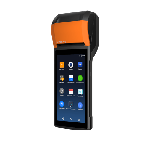 Komputer dotykowy SUNMI V2 / Android 7.1 / 5,45'' HD / WIFI / 4G / 1GB RAM / 8GB FLASH / Kamera 5MP Rear / drukarka 58 mm