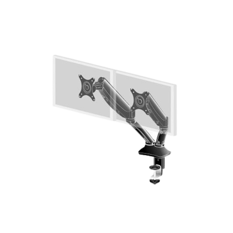 Podwójny uchwyt do monitora ze sprężyną gazową IIYAMA DS3002C-B1