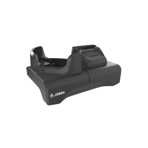 Stacja dokująca 1-stanowiskowa do terminala danych Zebra TC53/TC58, ethernet. Ładowanie baterii zapasowej (z zasilaczem PWR-BGA12V50W0WW i kablem CBL-DC-388A1-01) / micro USB