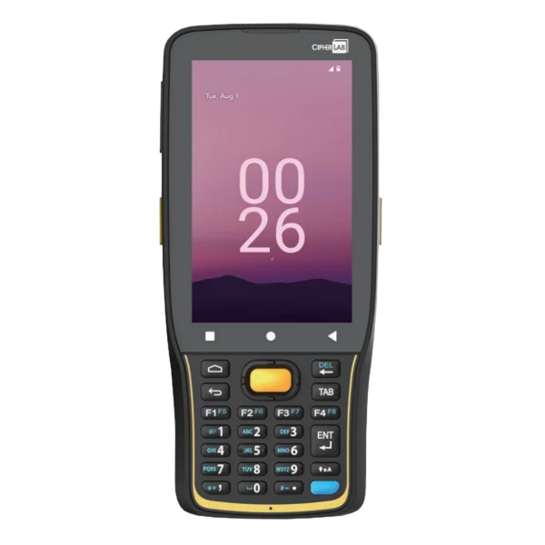Terminal danych RK26, Android 12, GMS, 4G LTE/BT/WIFI/NFC/Dual SIM, SR 2D Imager (Zebra SE4750), 4GB/64GB, ekran 4" WVGA, 16M aparat, 28 klawiszy, 4000mAh, EU Adapter, SnapOn/kabel USB, zasilacz