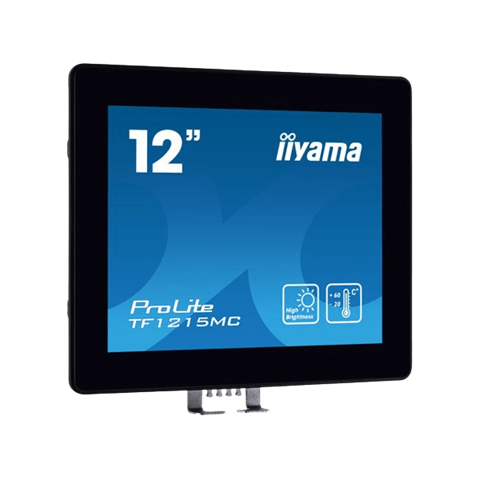 Monitor dotykowy IIYAMA 12,1'' PROLITE TF1215MC-B1 (czarny, pojemnościowy)