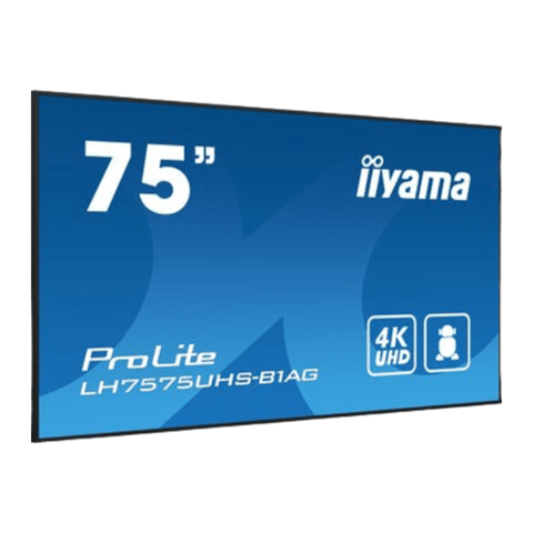 Monitor IIYAMA 86'' PROLITE LH8675UHS-B1AG (czarny, cienkie ramki)