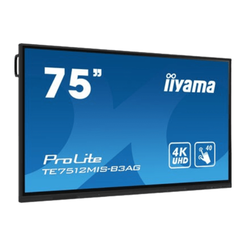 Tablica interaktywna IIYAMA 75'' PROLITE TE7512MIS-B3AG (czarny, PureTouch-IR)